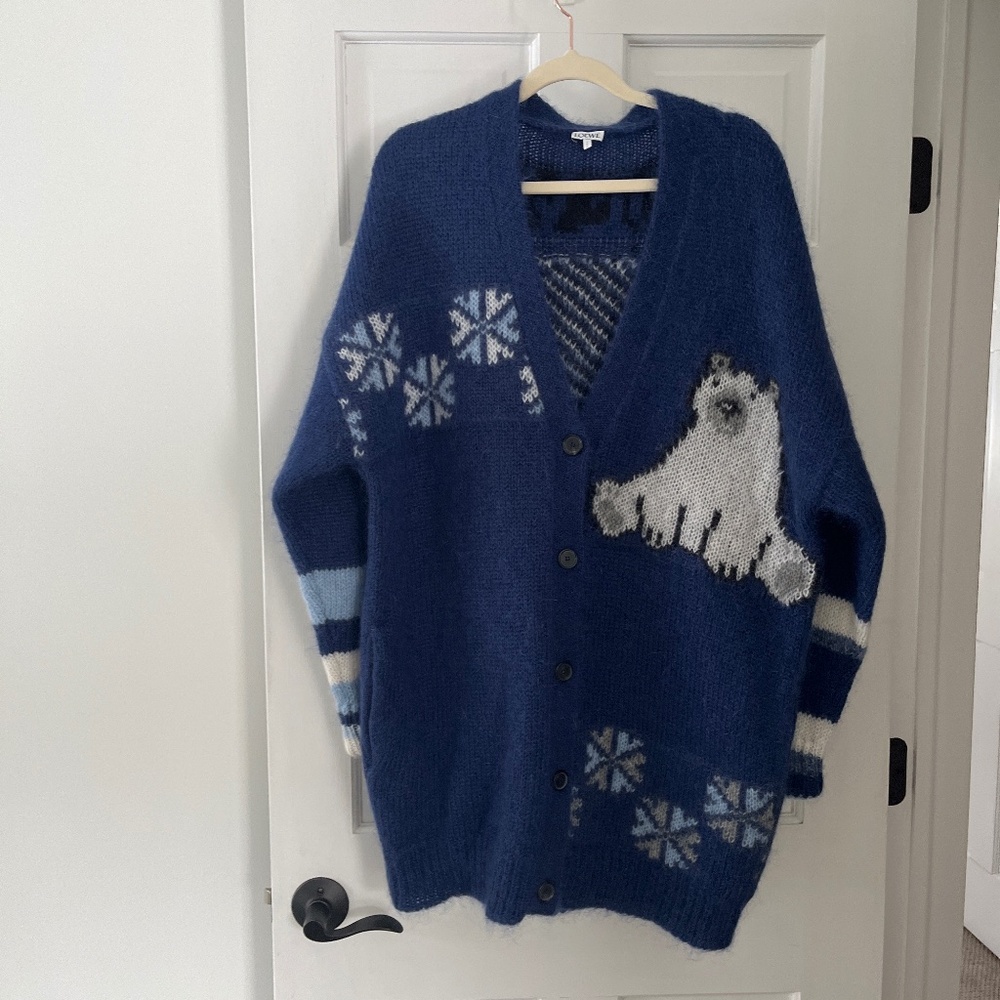 NWT Loewe Sweater Polar Bear/Winter Theme